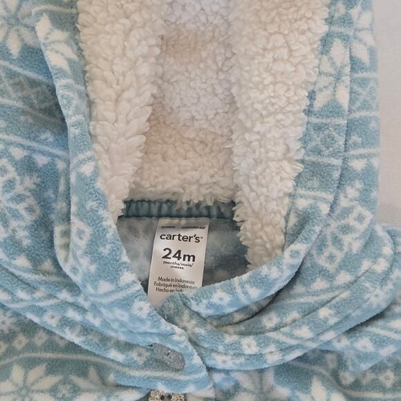 Carter's Bundle Of Two Toddler Girls Hooded Vest & Pullover. - Picture 6 of 8